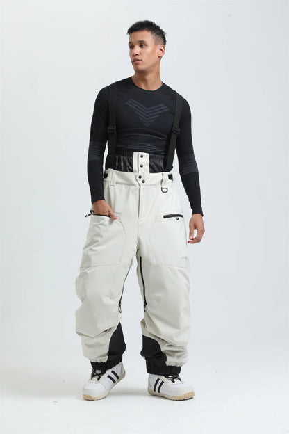 Pantaloni Sci Unisex con Bretelle Funzionali Invernali