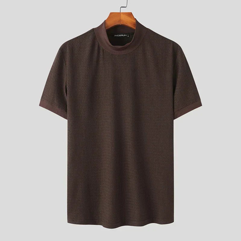 Camicia Uomo Manica Corta Stile Elegante