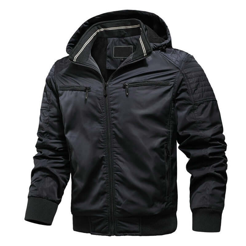 Giacca Bomber Uomo con Zip Casual Primavera Autunno - Brentozzi