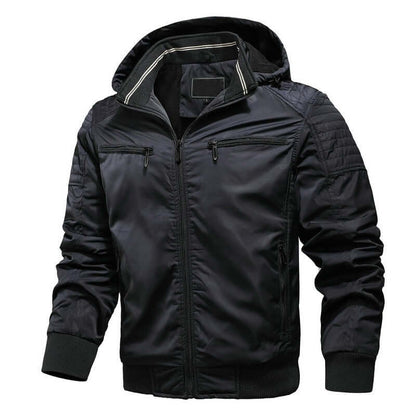 Giacca Bomber Uomo con Zip Casual Primavera Autunno - Brentozzi