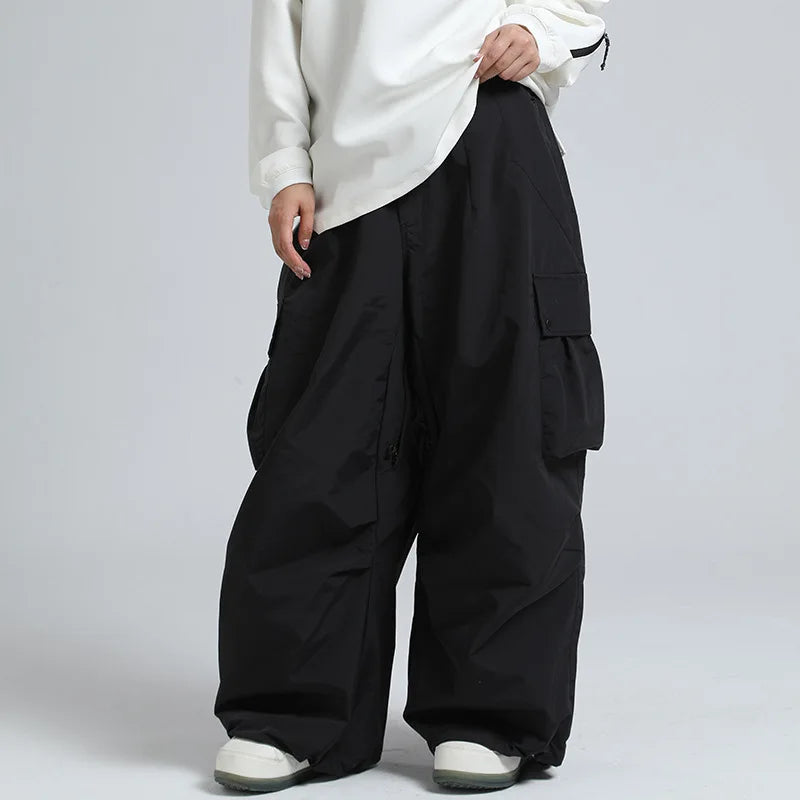 Pantaloni Unisex Vita Elasticizzata Gamba Larga Comodi