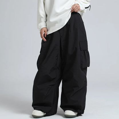 Pantaloni Unisex Vita Elasticizzata Gamba Larga Comodi