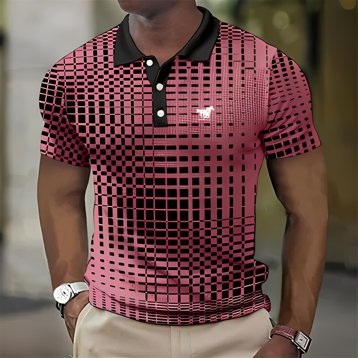 Polo Uomo Cotone Vestibilità Regular