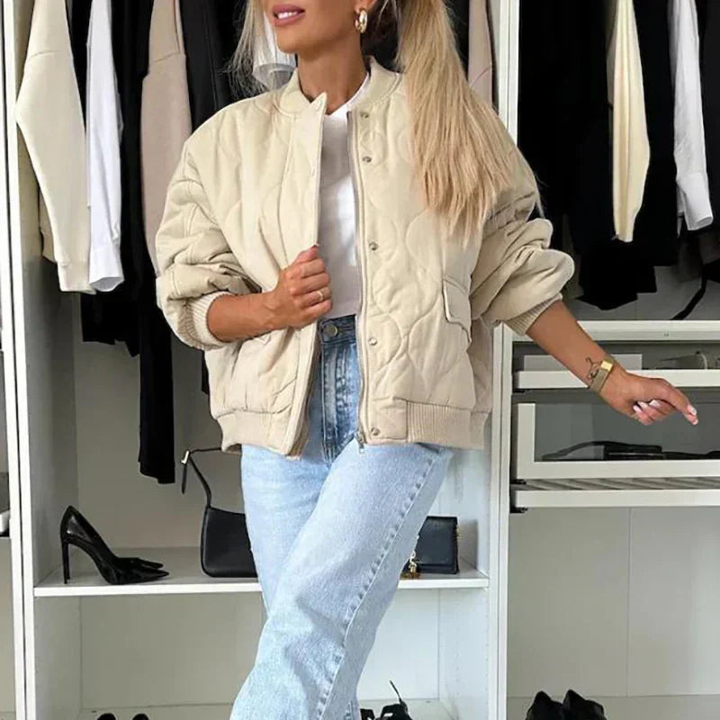 Giacca Bomber Donna Imbottita Stile Casual - Brentozzi