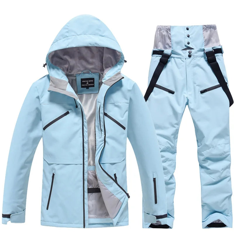 Tuta Sci Unisex Due Pezzi Giacca Pantaloni