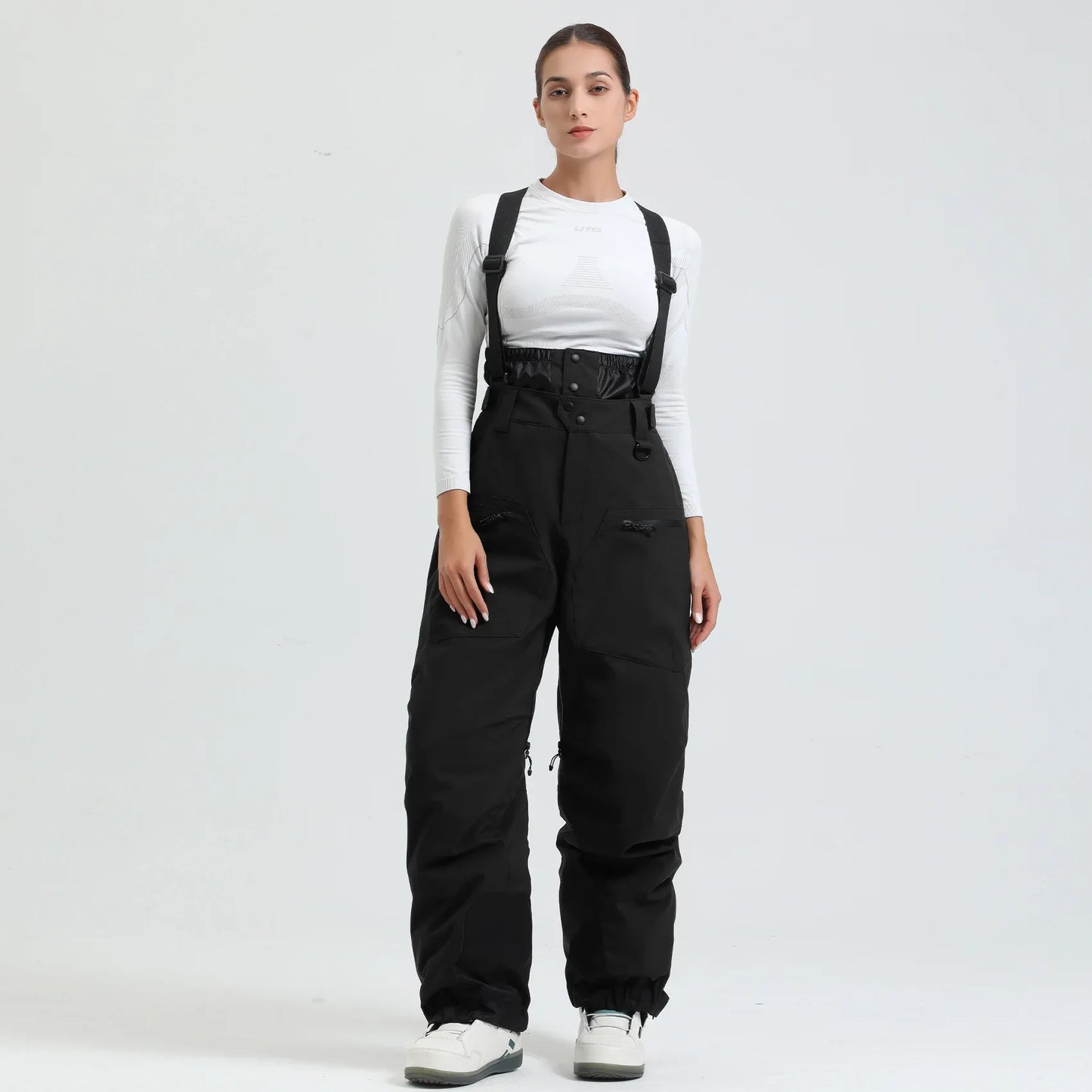 Pantaloni Sci Unisex con Bretelle Funzionali Invernali