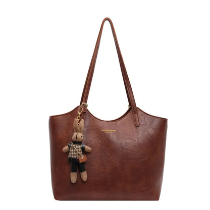 Borsa Donna Elegante Grande con Ciondolo Spalla