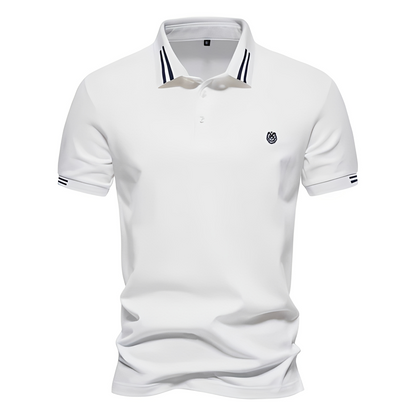 Polo Uomo Elegante Manica Corta Classica