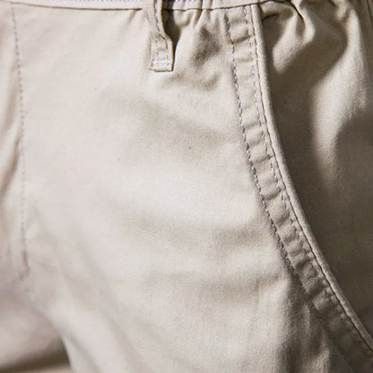Pantaloncini Chino Uomo con Bottoni Casual