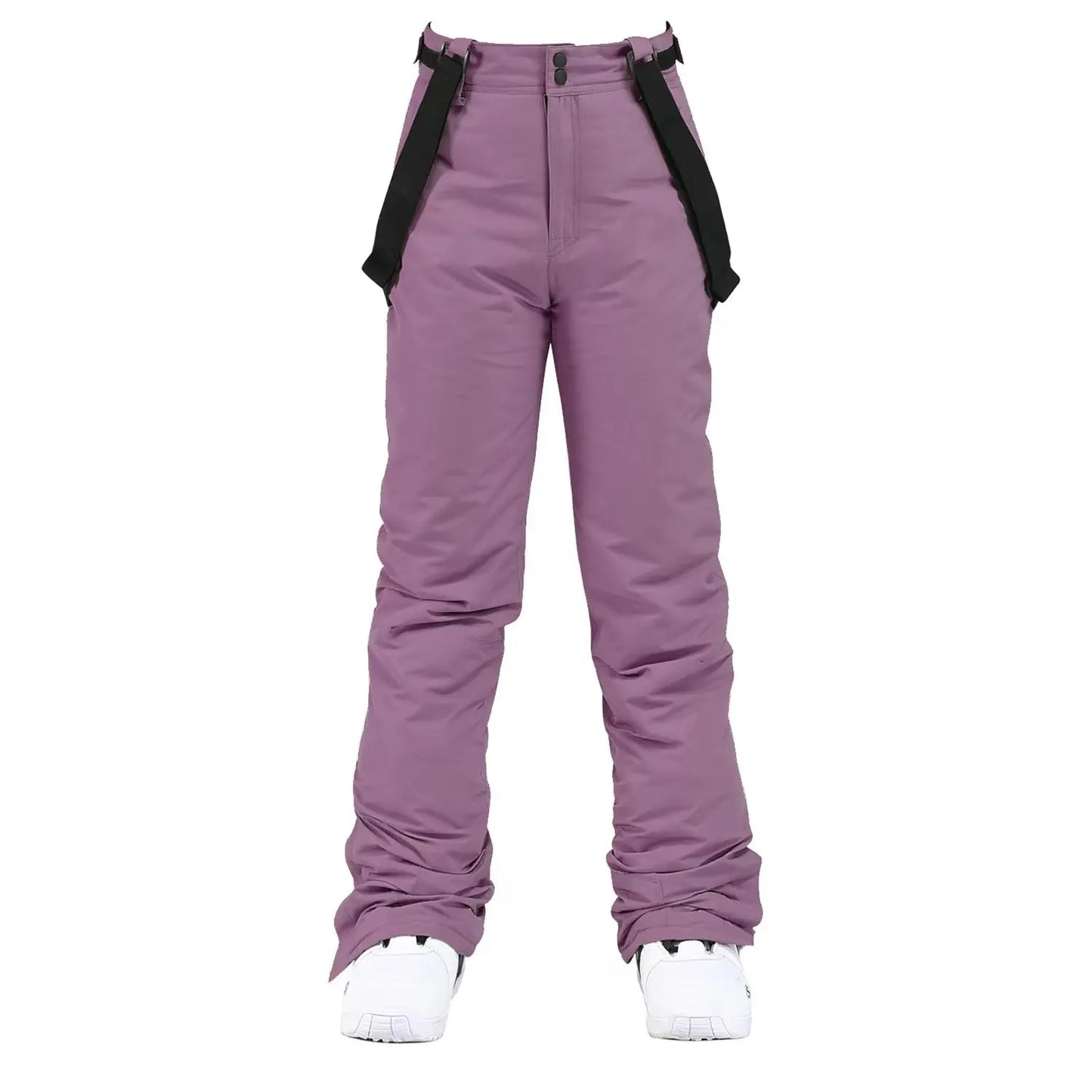 Pantaloni Sci Unisex con Bretelle Invernali Impermeabili