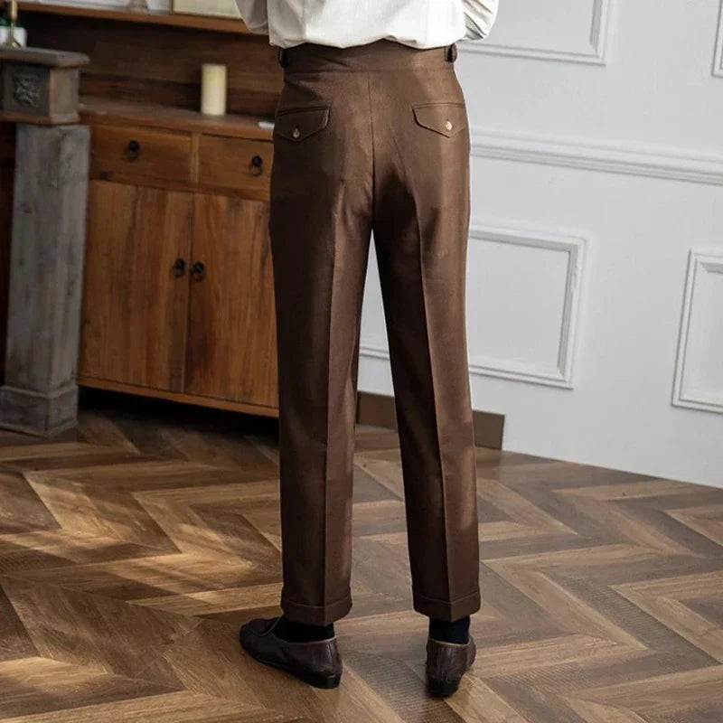 Pantaloni Uomo Eleganti Taglio Classico
