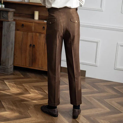 Pantaloni Uomo Eleganti Taglio Classico