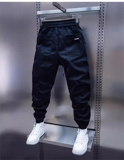 Pantaloni Cargo Uomo Jogging con Coulisse Vita Elasticizzata