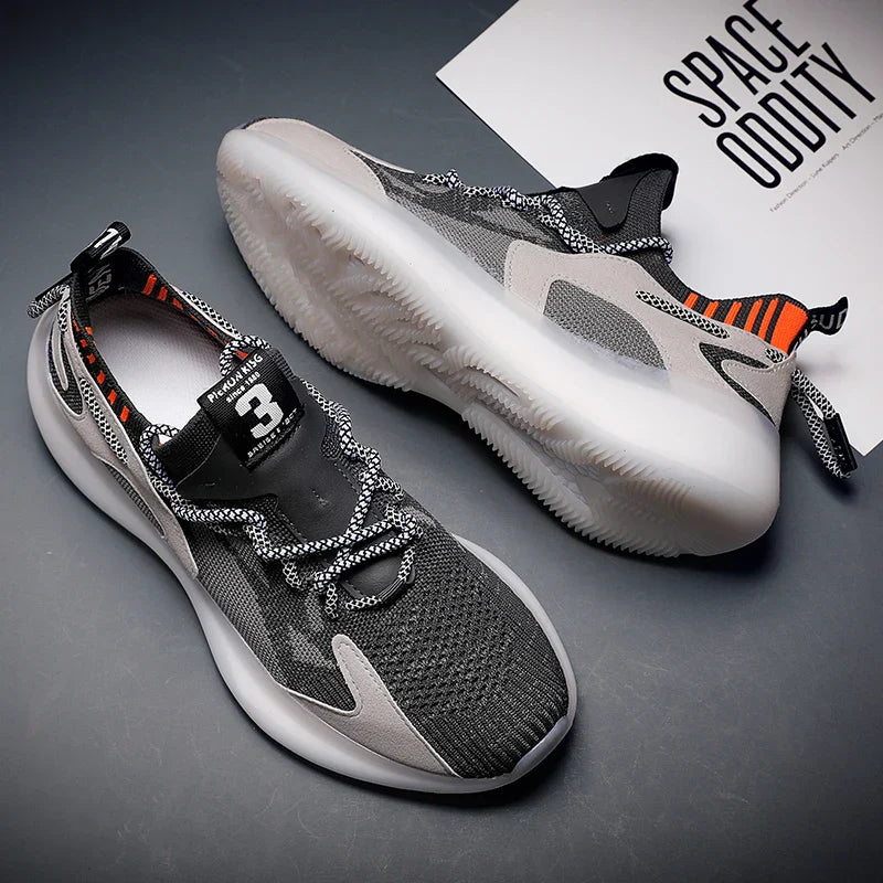 Sneaker Uomo Ortopediche in Mesh con Lacci - Brentozzi