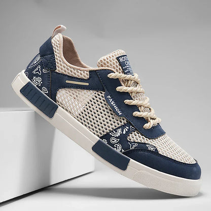 Sneaker Uomo in Mesh con Lacci - Brentozzi