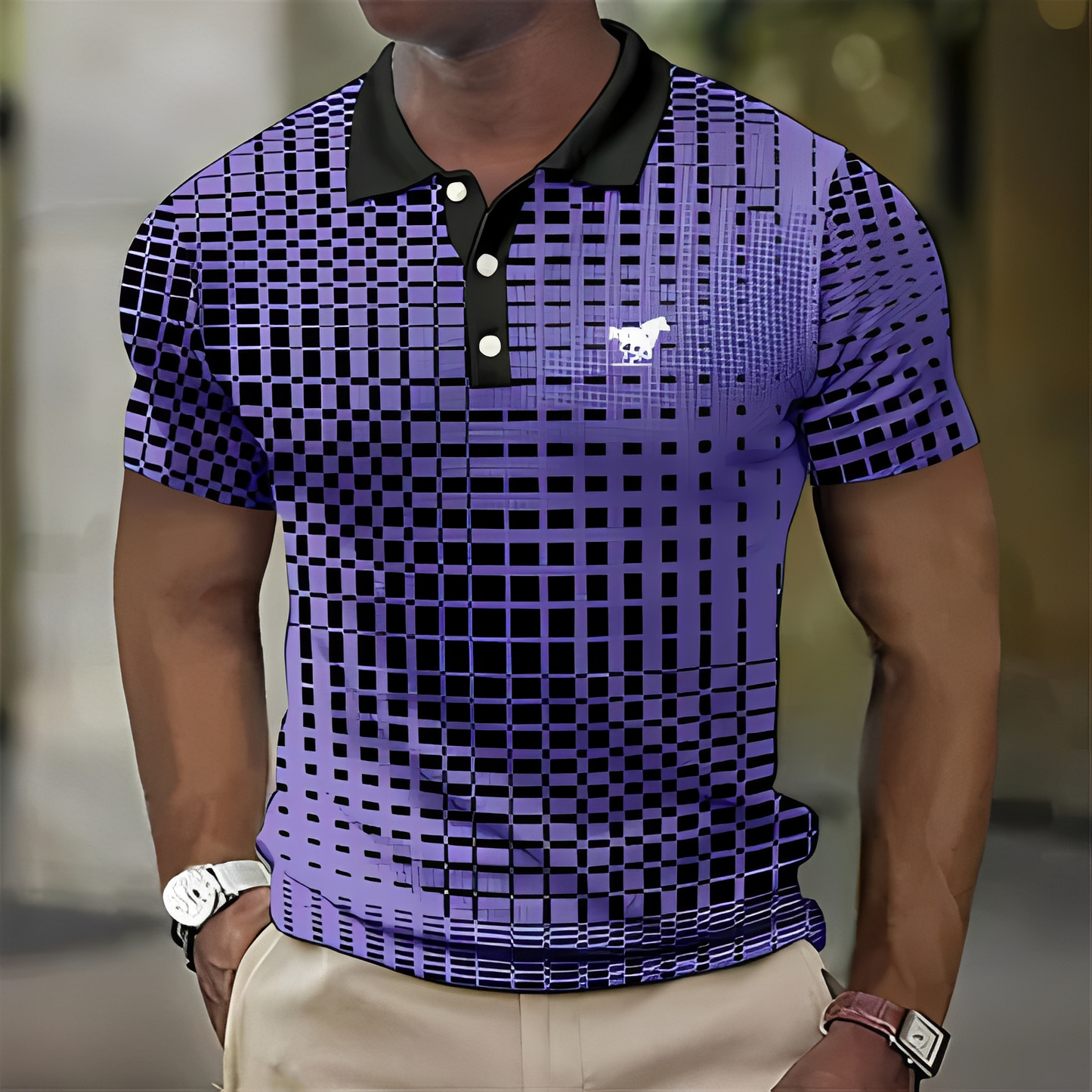 Polo Uomo Cotone Vestibilità Regular