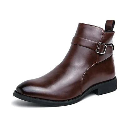 Stivali Chelsea Uomo Design Classico Caviglia