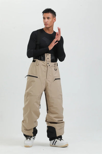 Pantaloni Sci Unisex con Bretelle Funzionali Invernali