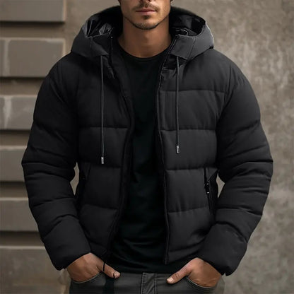 Giacca Invernale Uomo Imbottitura Voluminosa Cappotto Puffer