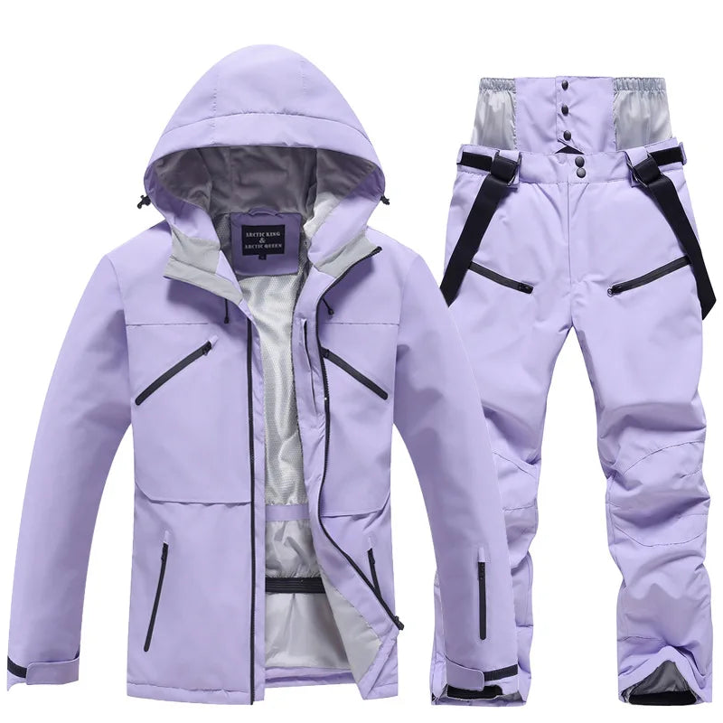 Tuta Sci Unisex Set Due Pezzi Stile Funzionale Invernale