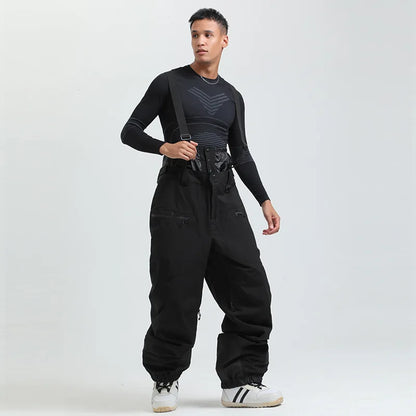 Pantaloni Sci Unisex con Bretelle Funzionali Invernali
