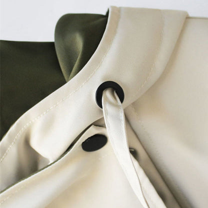 Giacca Oversize Donna con Cappuccio Design a Strati