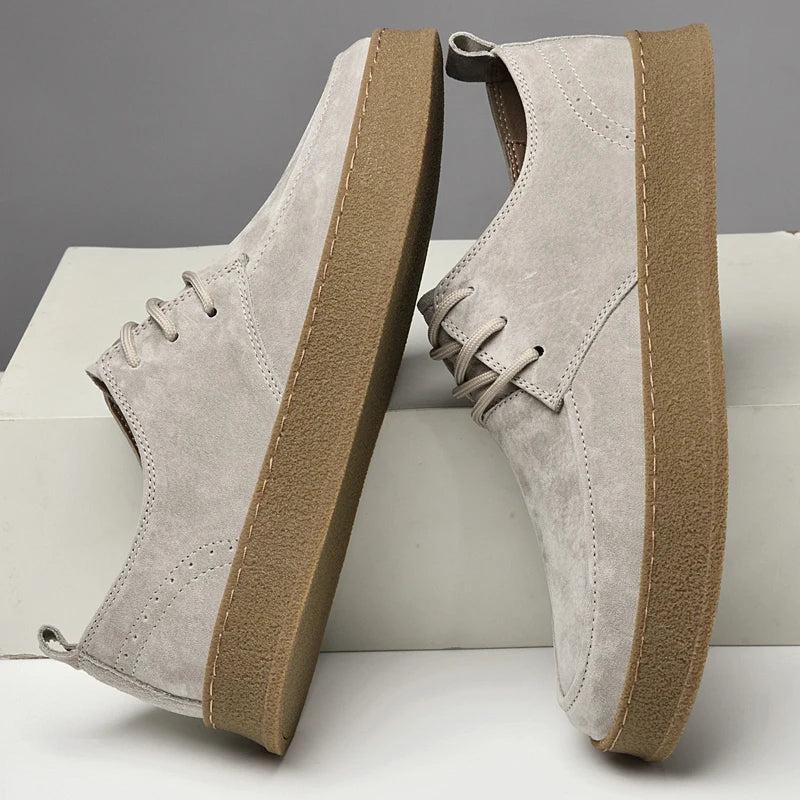 Sneaker Uomo in Camoscio Comoda Elegante