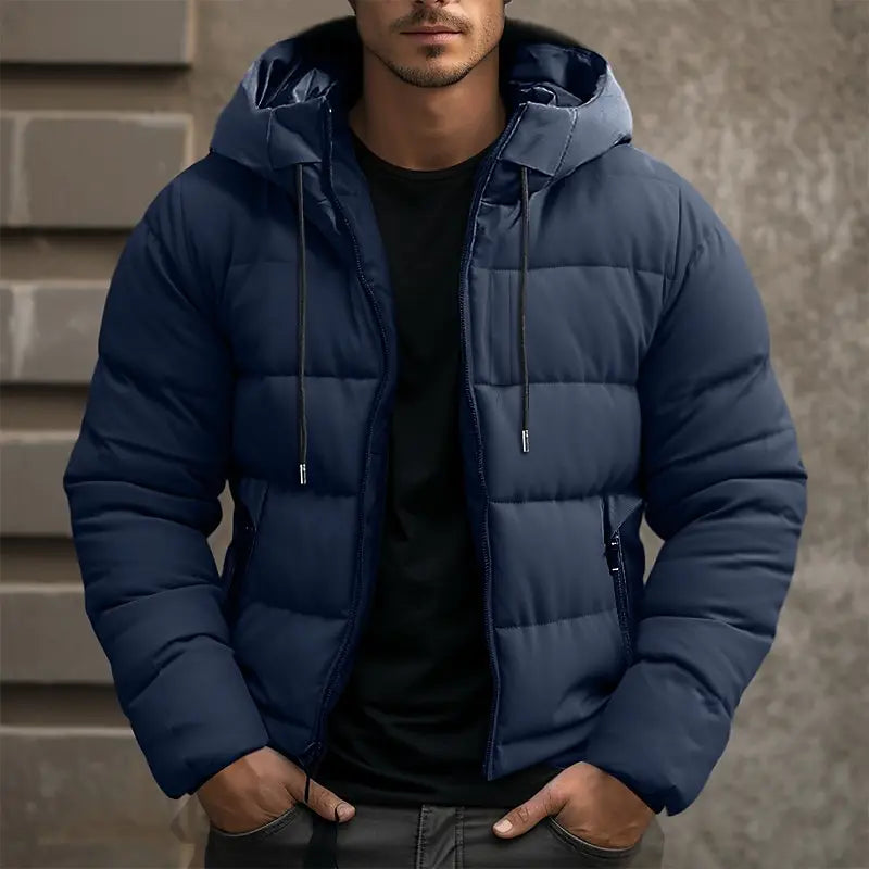 Giacca Invernale Uomo Imbottitura Voluminosa Cappotto Puffer - Brentozzi