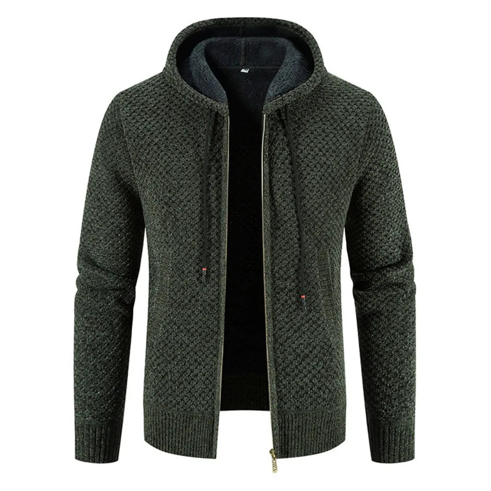 Cardigan Uomo Maglia Calda Stile Invernale