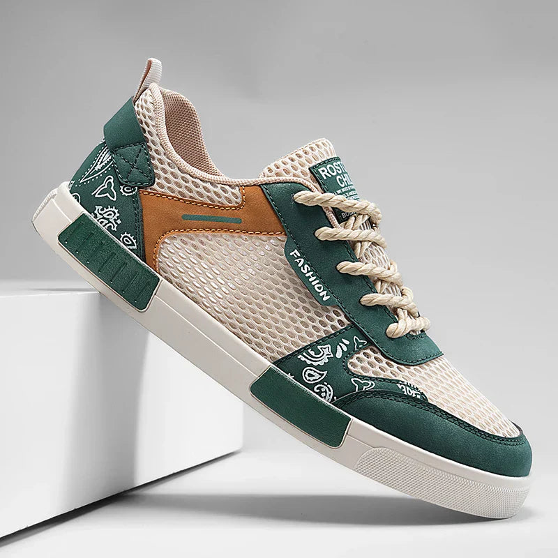 Sneaker Uomo in Mesh con Lacci