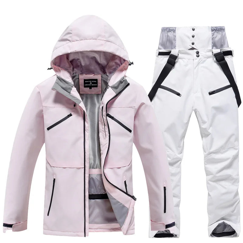 Tuta Sci Unisex Set Due Pezzi Stile Funzionale Invernale