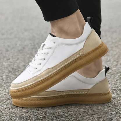 Scarpe Derby Uomo Stringate Suola in Gomma