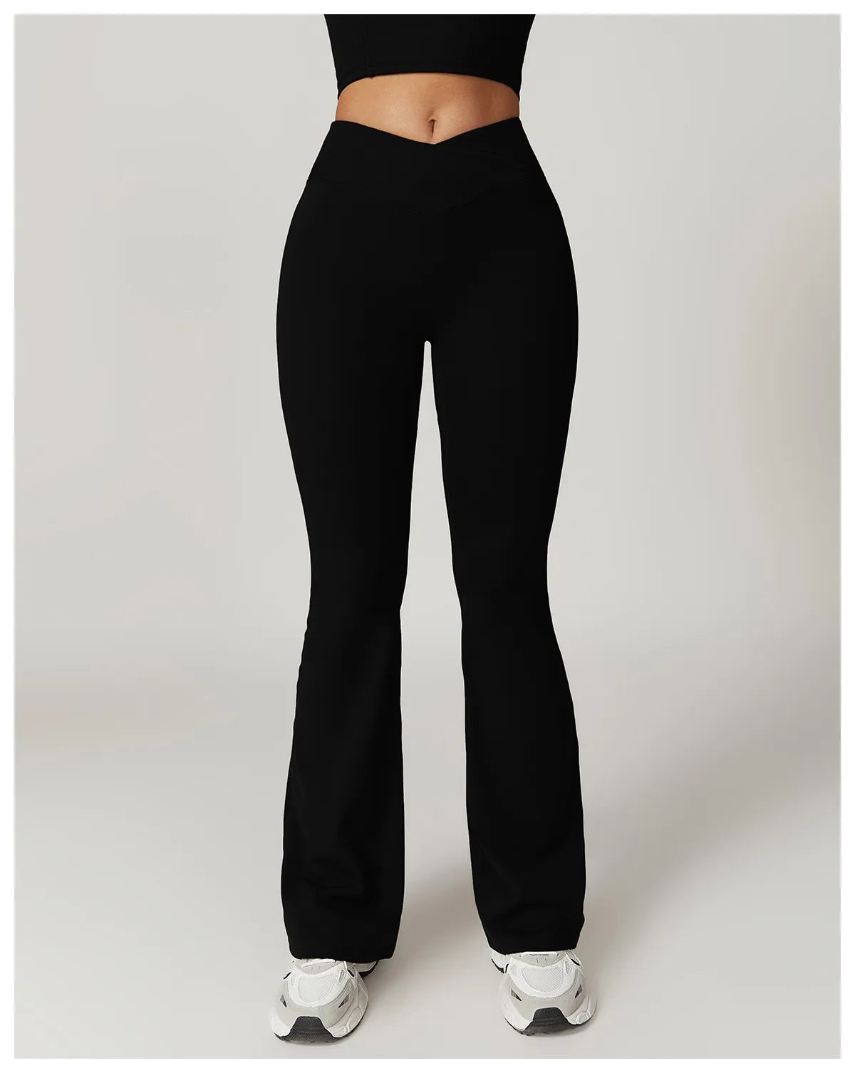 Pantaloni Yoga Donna Vita Alta Fascia Laterale - Brentozzi
