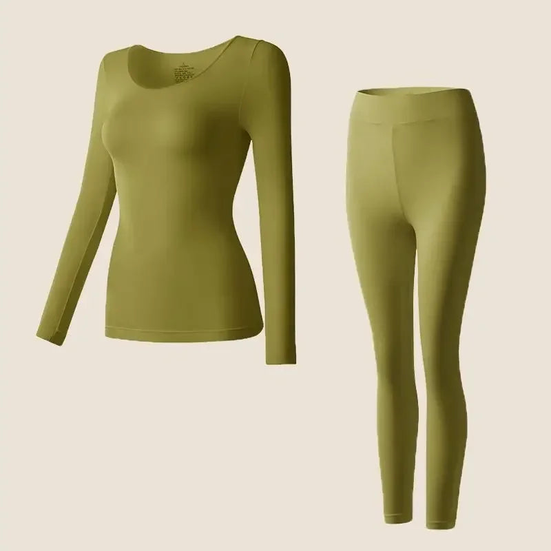 Set Intimo Termico Uomo Maglia Manica Lunga e Leggings