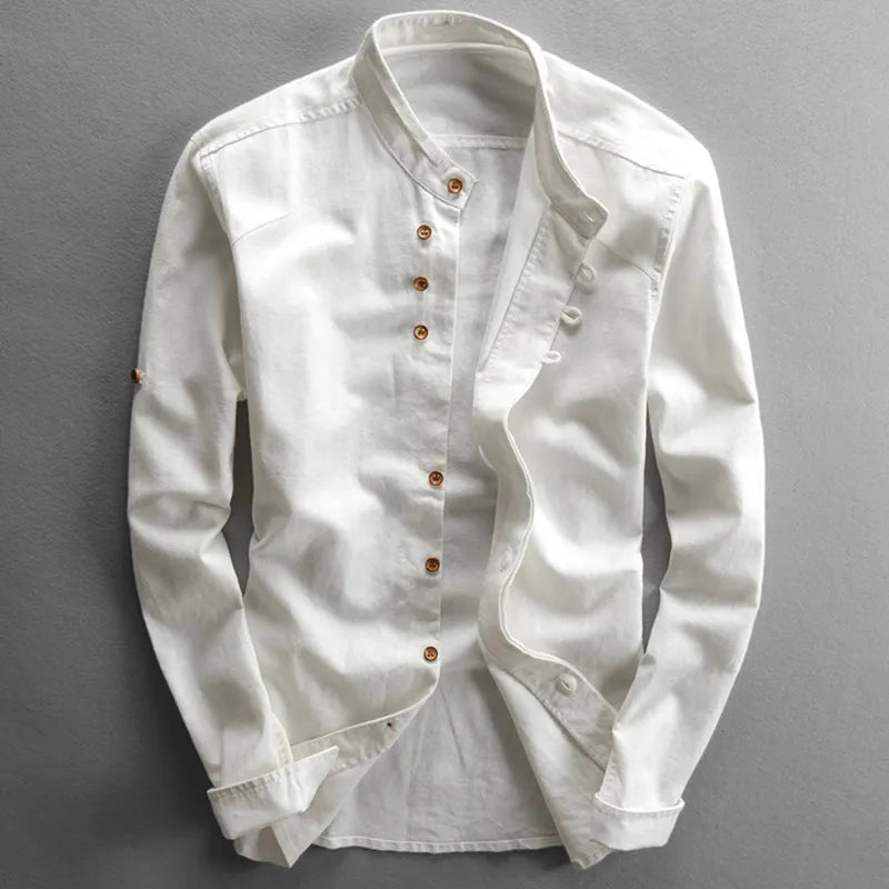 Camicia Uomo Stile Katana Cotone e Poliestere Regular Fit - Brentozzi