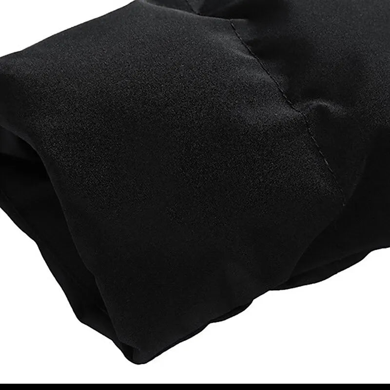 Giacca Puffer Uomo Imbottita con Cappuccio Calda Invernale