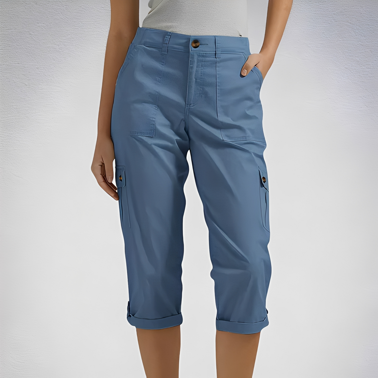 Pantaloni Donna Moderni Taglio Largo