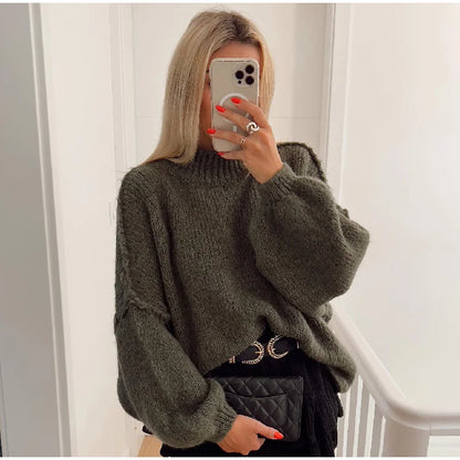Maglione Donna Oversize in Maglia Morbida