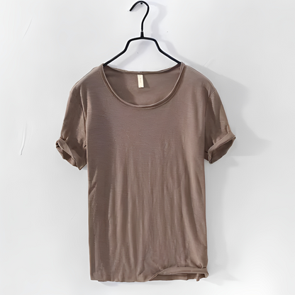 T-shirt Uomo Estiva Classica Vestibilità Regolare