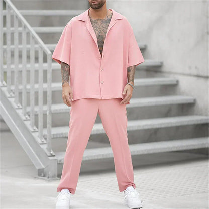 Completo Estivo Uomo Maglia Manica Corta e Pantaloncini