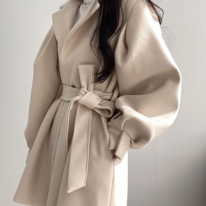 Cappotto Mezza Lunghezza Donna Elegante Sagomato Classico