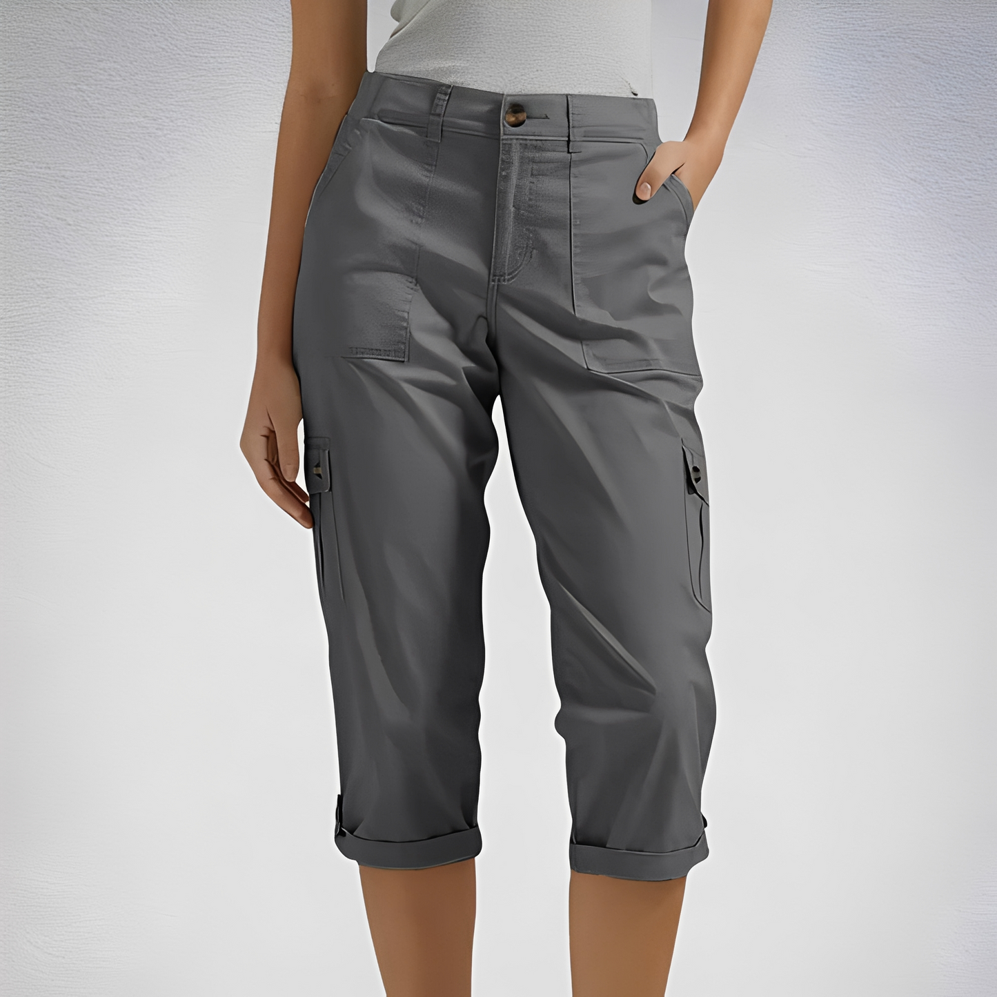 Pantaloni Donna Moderni Taglio Largo