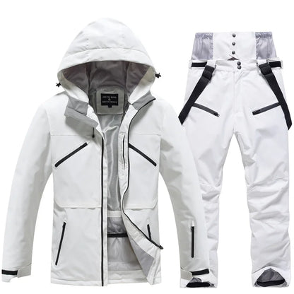 Tuta Sci Unisex Set Due Pezzi Stile Funzionale Invernale