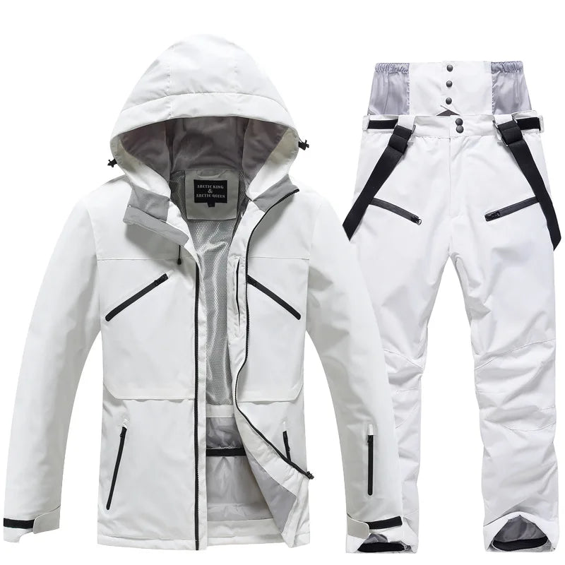 Tuta Sci Unisex Due Pezzi Giacca Pantaloni