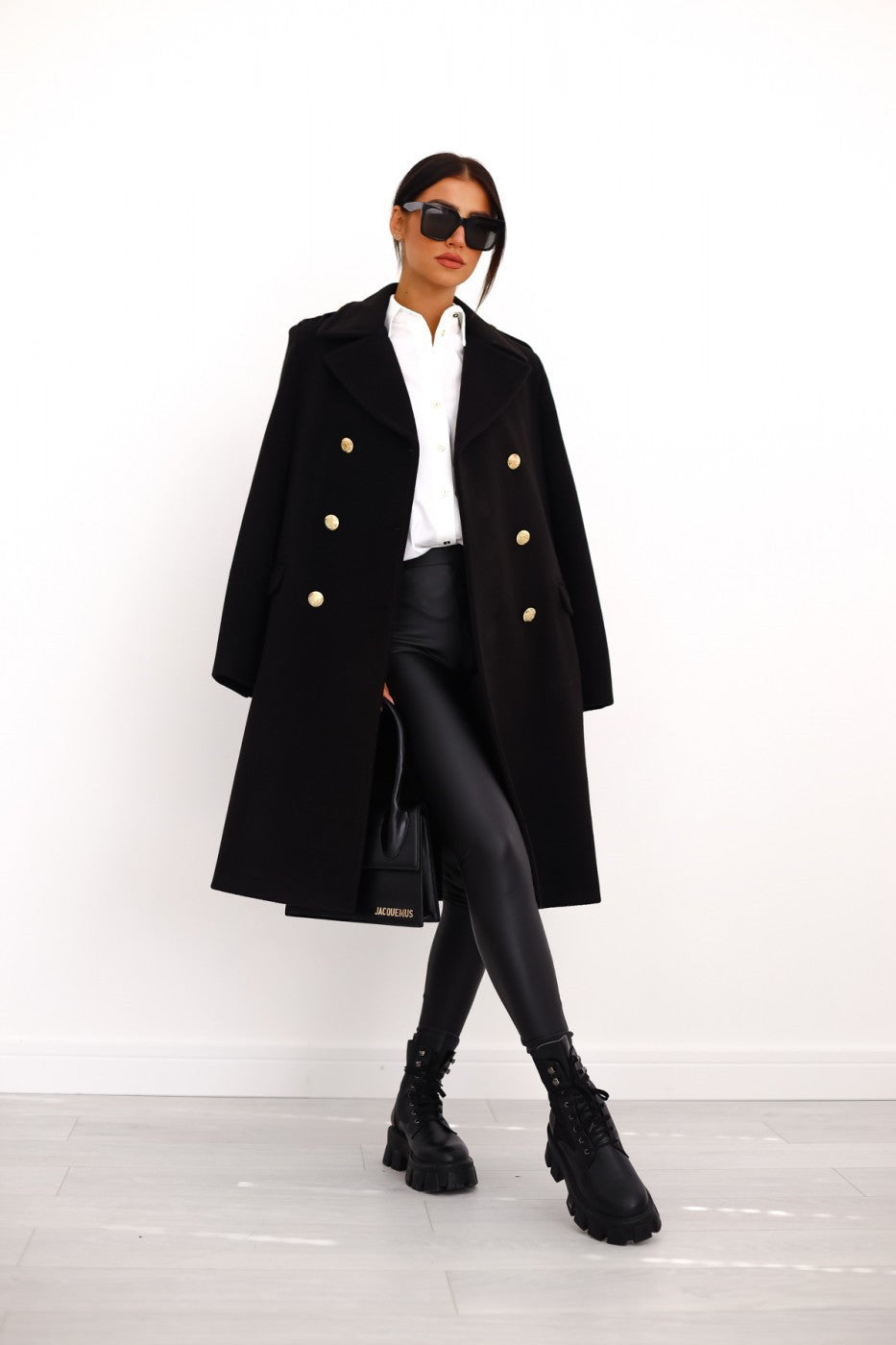 Cappotto Donna Doppio Petto in Tessuto Morbido Classico - Brentozzi