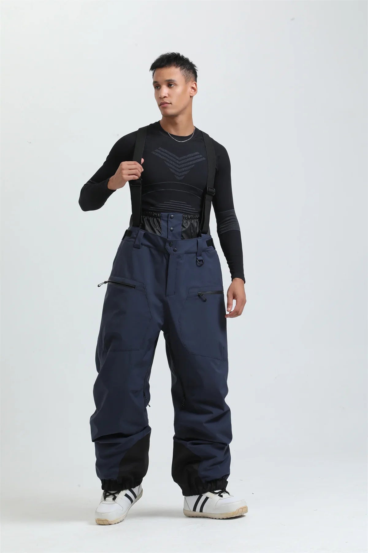 Pantaloni Sci Unisex con Bretelle Funzionali Invernali