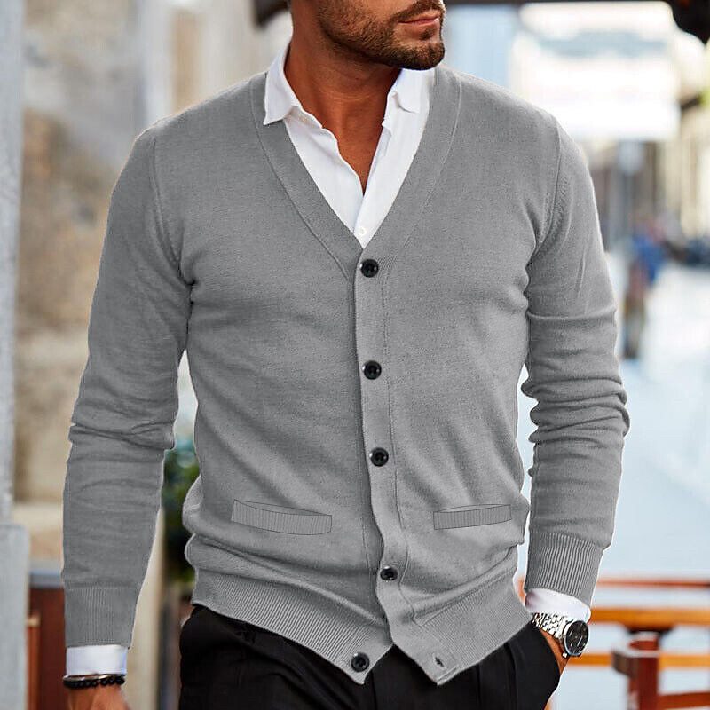 Cardigan Uomo Comfort Stile Classico