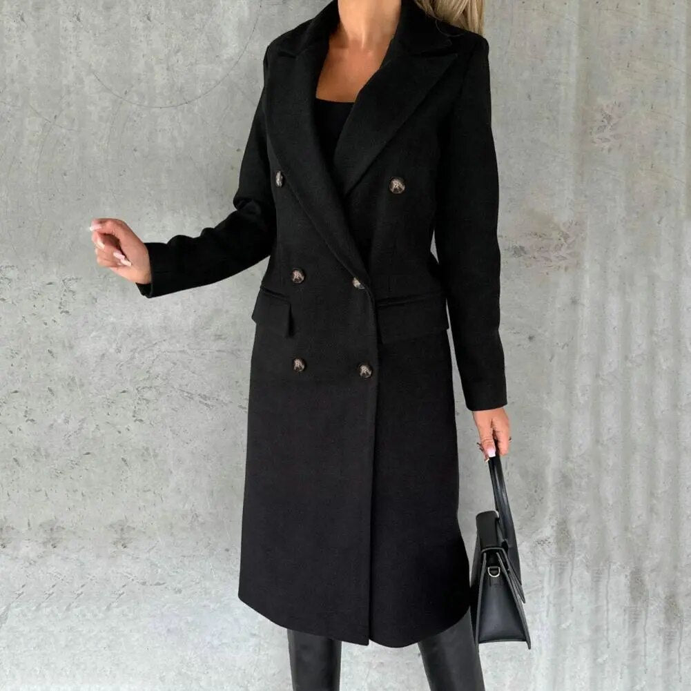 Cappotto Uomo Invernale Taglio Classico Con Bottoni
