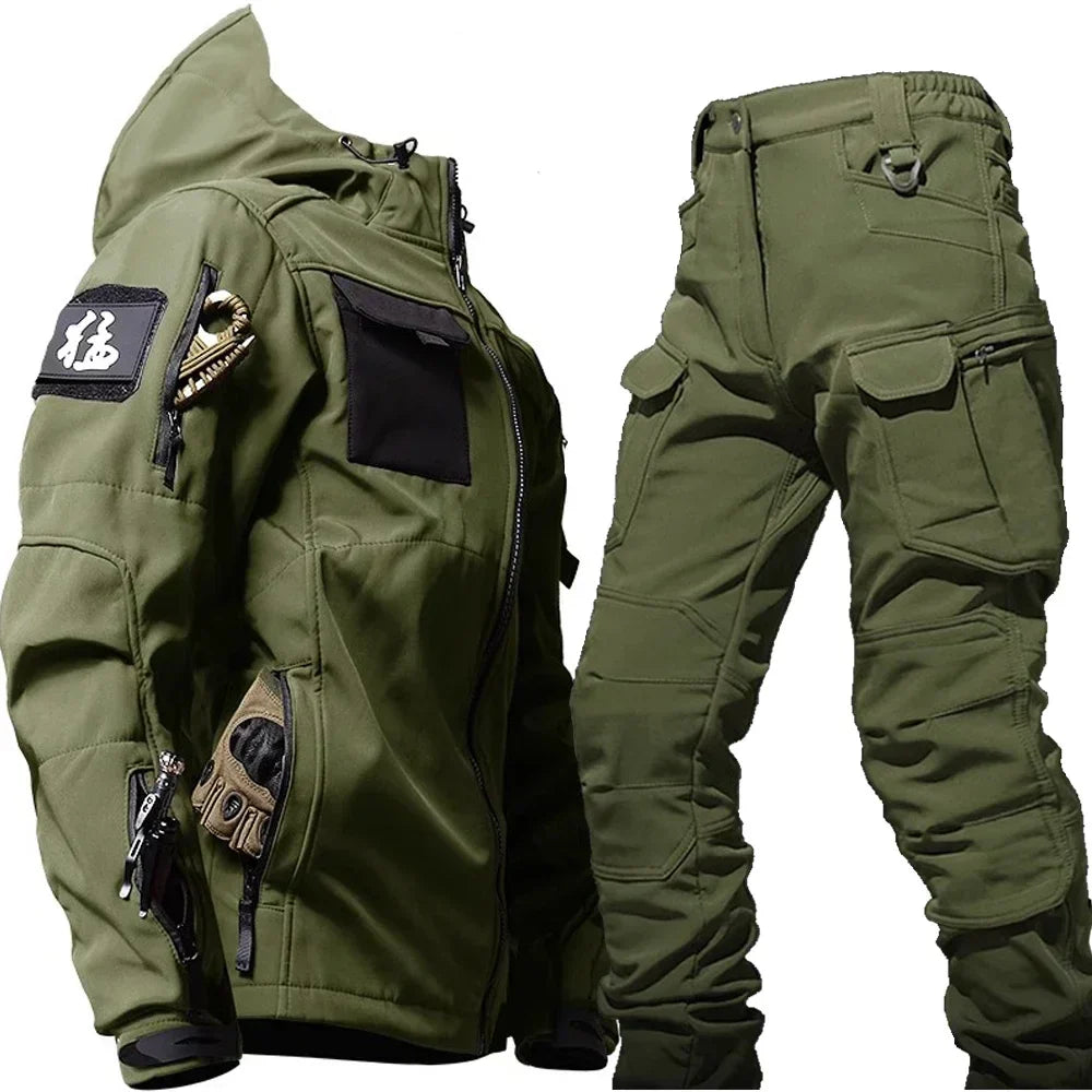 Giacca e Pantaloni Uomo Invernali Impermeabili Caldi