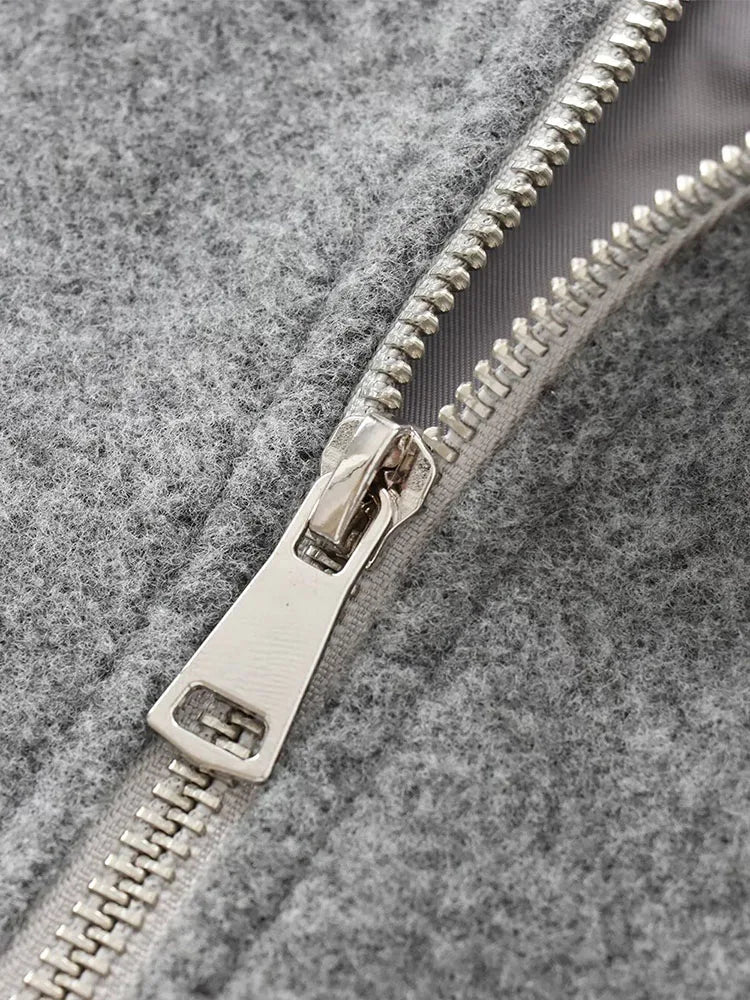 Giacca Donna Corto con Zip Frontale
